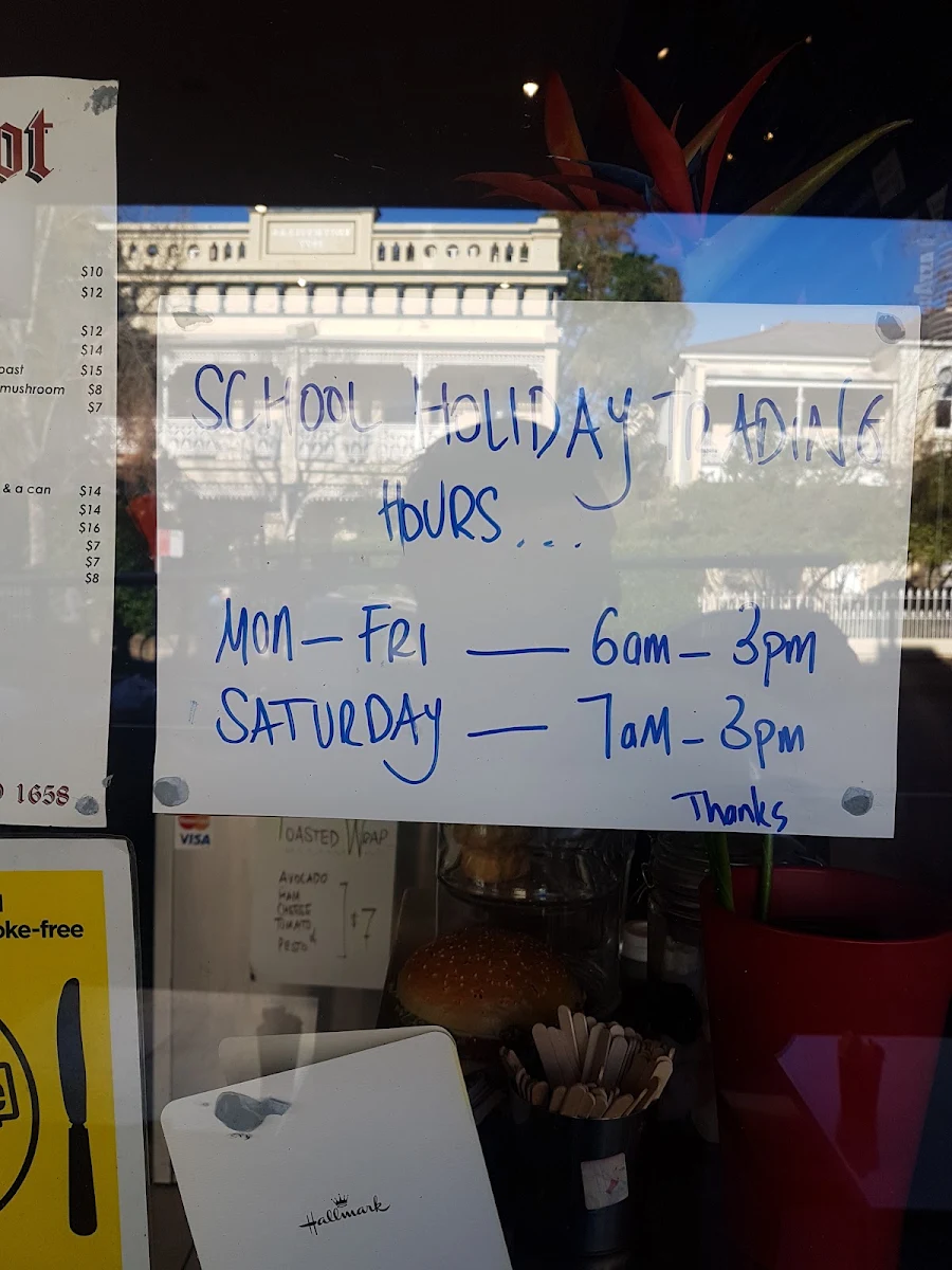 Menu, The Spot