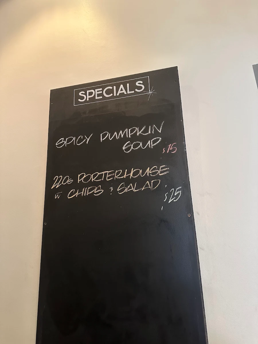 Menu, The Mint