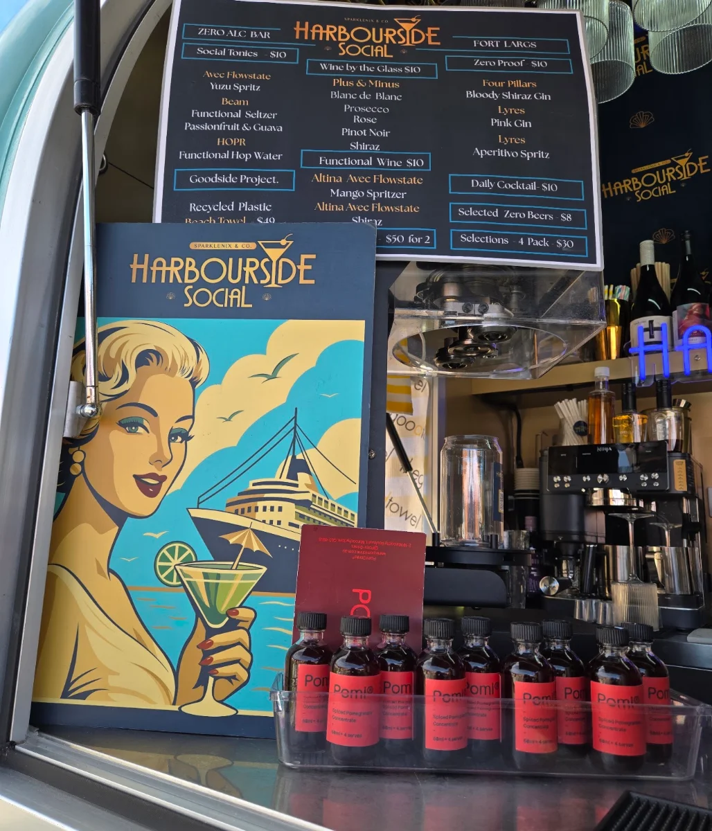 Menu, Harbourside Social