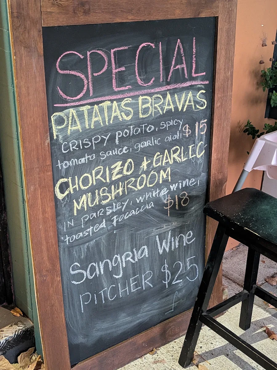 Menu, Mumma Bee Cafe