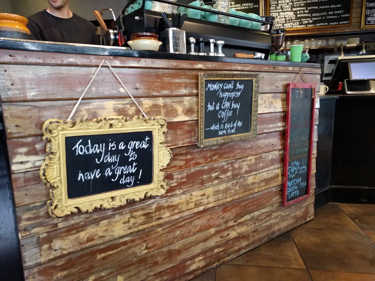 Menu, Ground Floor Cafe