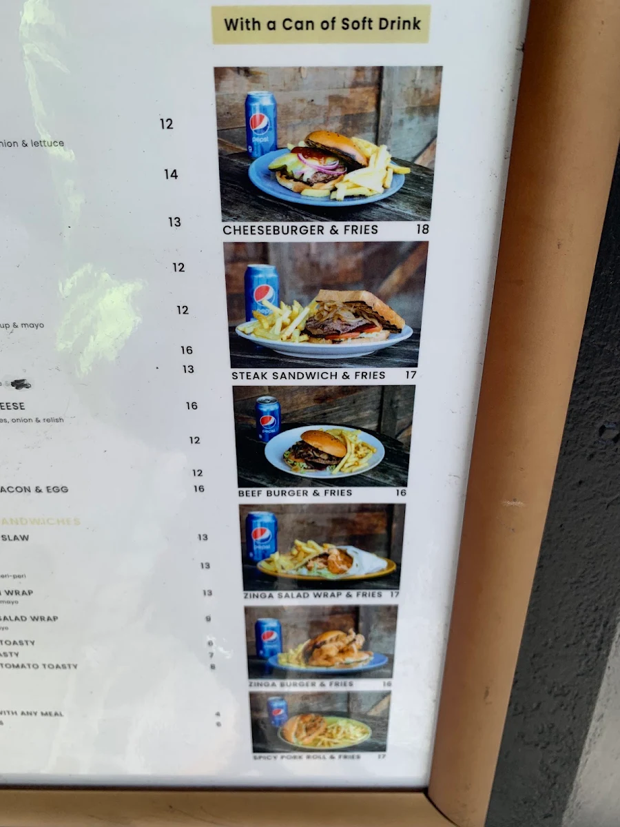 Menu, Stable Talk Cafe Kensington