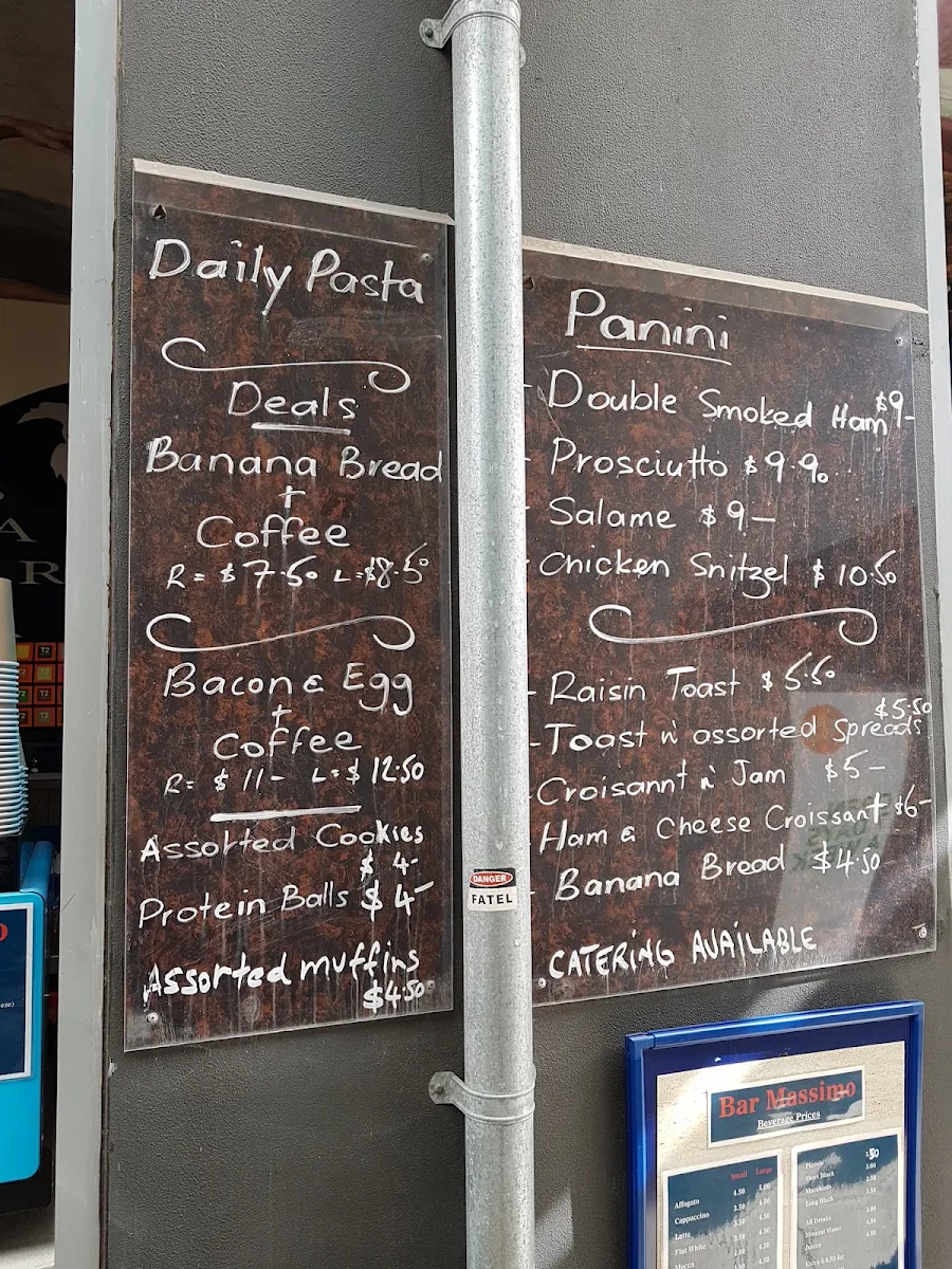 Menu, Espresso 2047