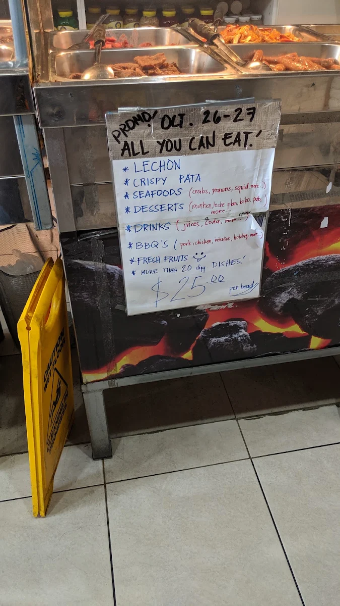 Menu, Panlasang Pinoy
