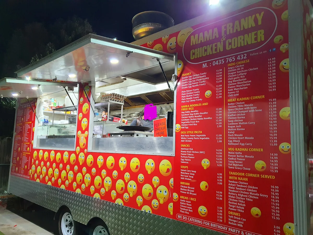 Menu, MAMA FRANKY AND CHICKEN CORNER