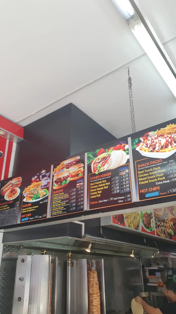Menu, Newy Kebab