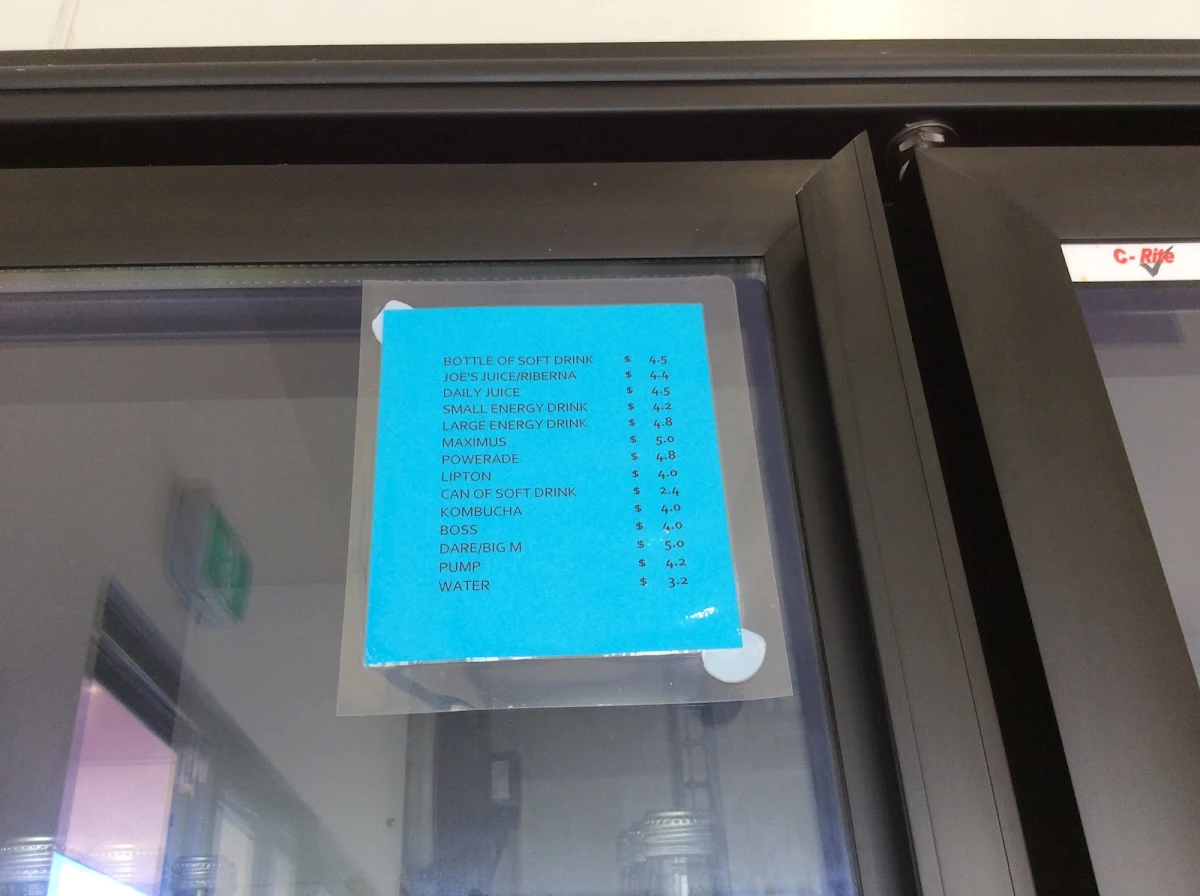 Menu, Alexia Cafe