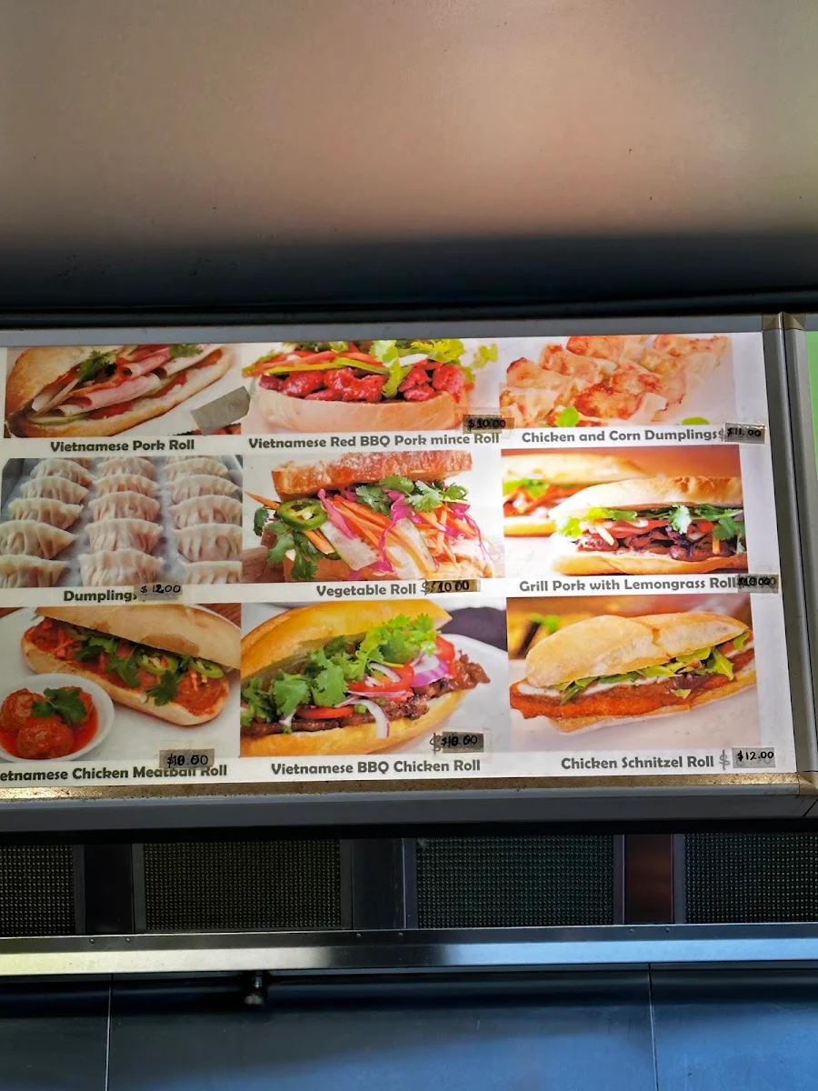Menu, Aspendale Cafe