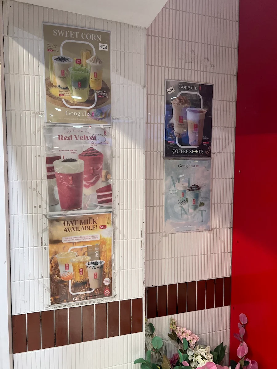 Menu, Gong Cha Campsie