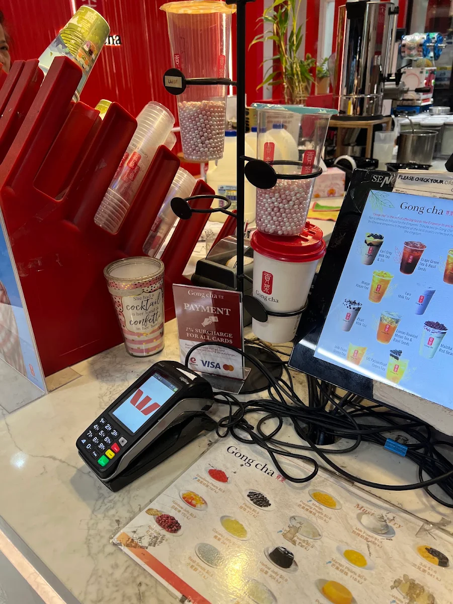 Menu, Gong Cha Campsie