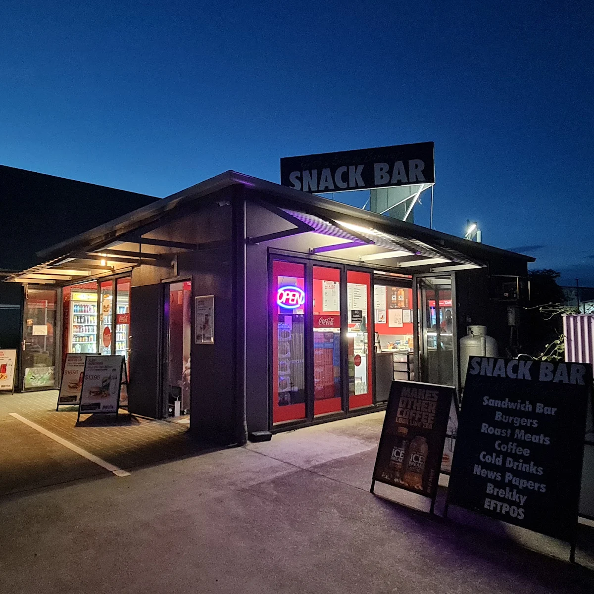Menu, GRAB A BITE ON BANCROFT