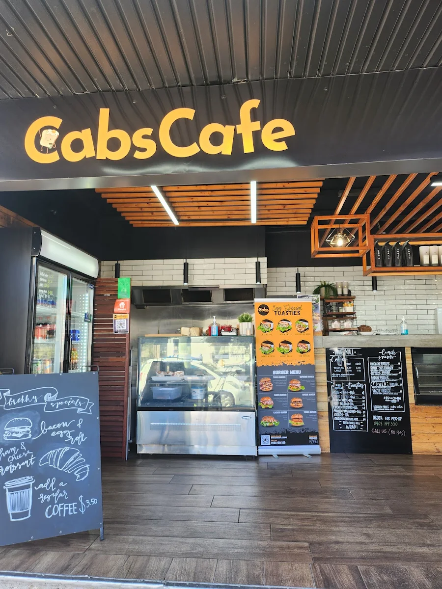 Menu, Cab's Cafe