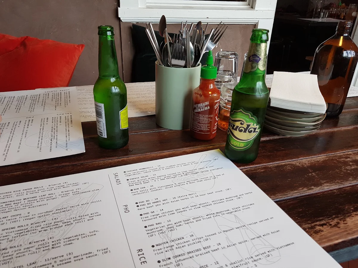 Menu, Typhoon Vietnamese Street Food