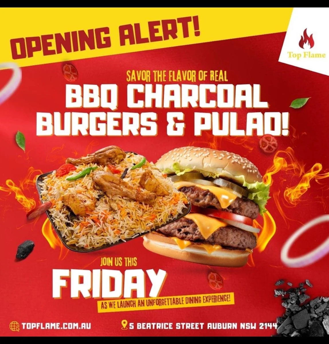 Menu, Top Flame