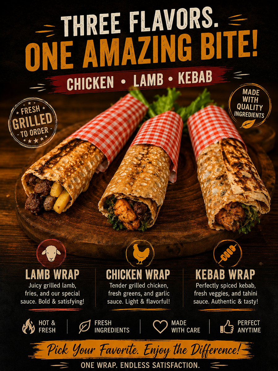Menu, Top Flame
