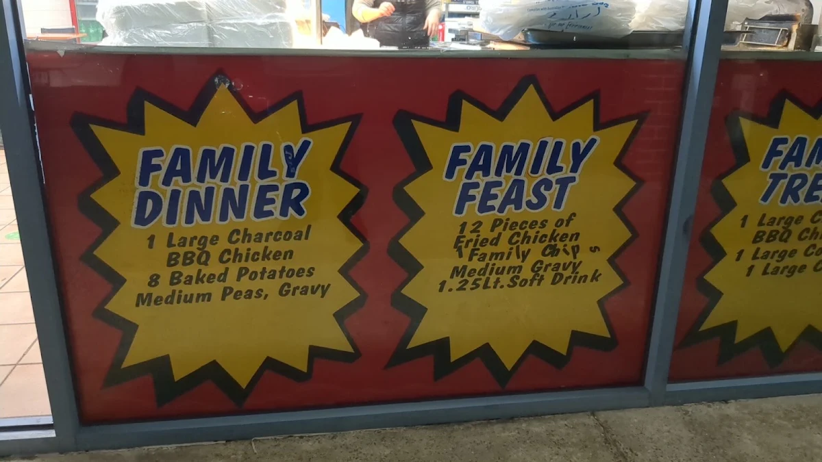 Menu, Goodys Charcoal Chicken