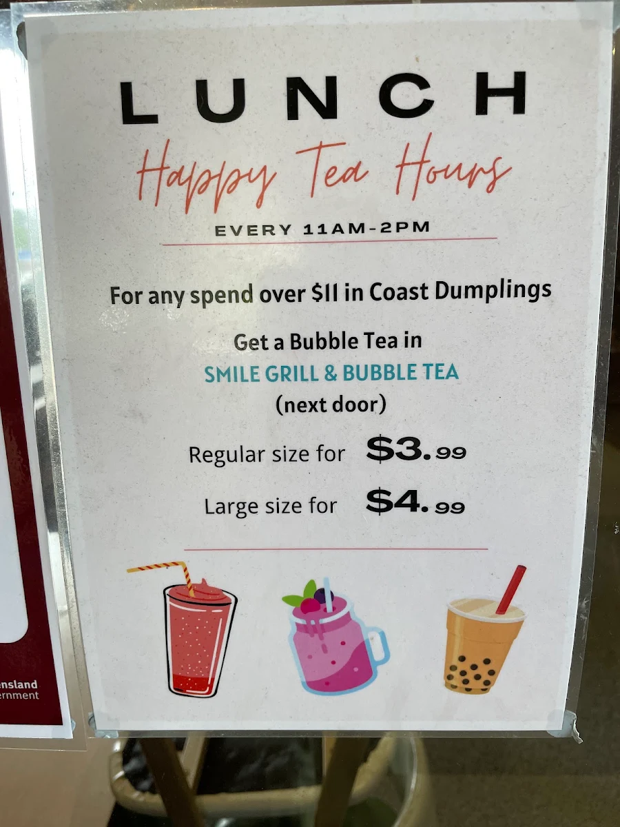 Menu, Coast Dumplings