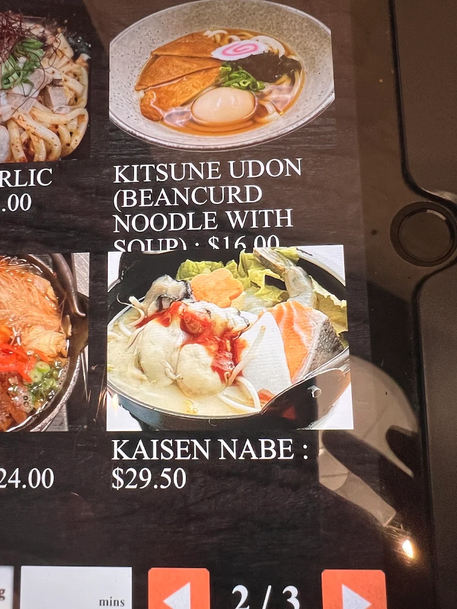 Menu, Shoten Sushi Takeaway and Grocery