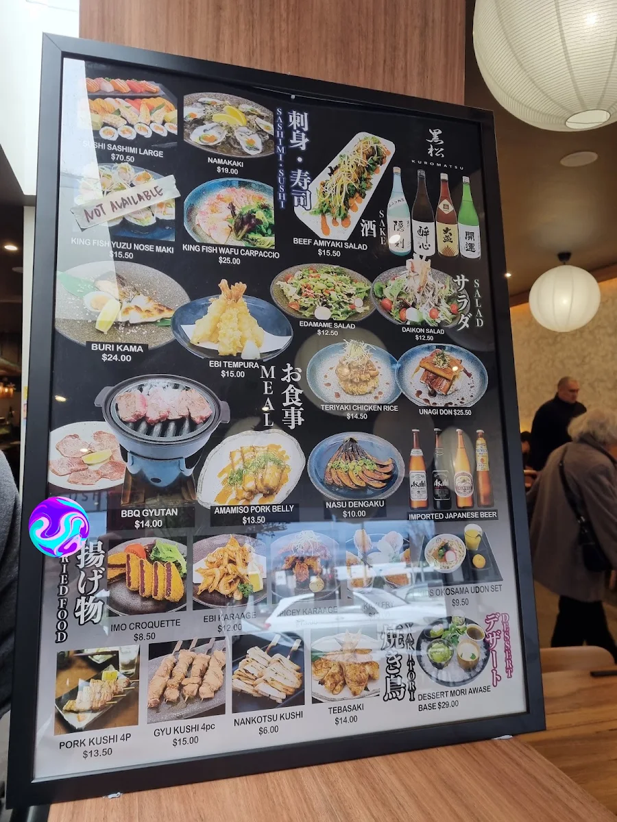 Menu, Shoten Sushi Takeaway and Grocery