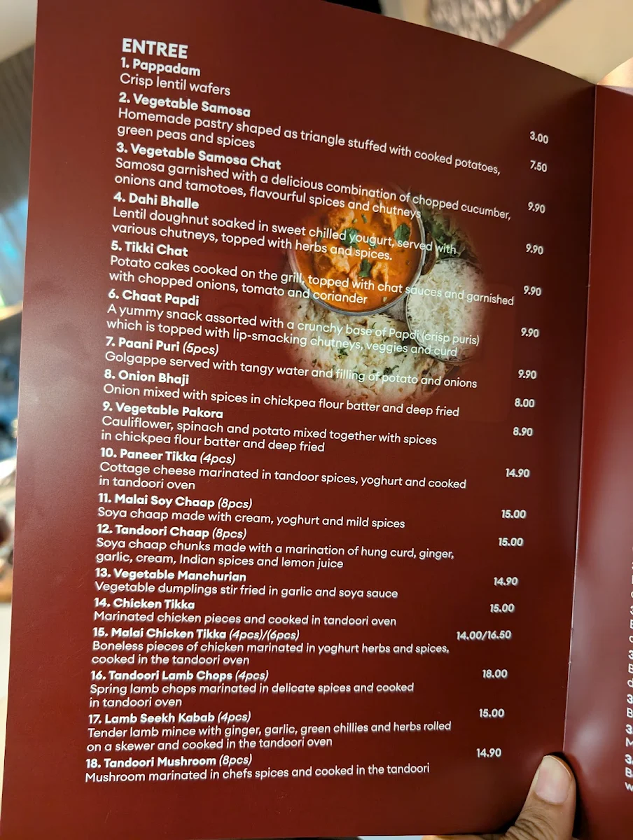 Menu, Laajwab Indian Restaurant
