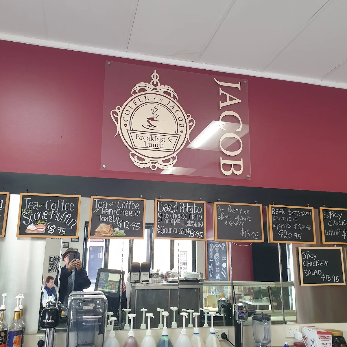 Menu, Coffee On Jacob