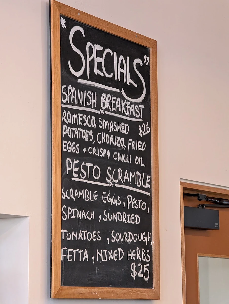 Menu, Saint Hugo’s