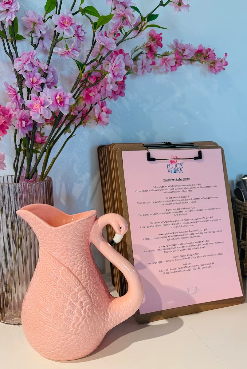 Menu, Flock and Fork