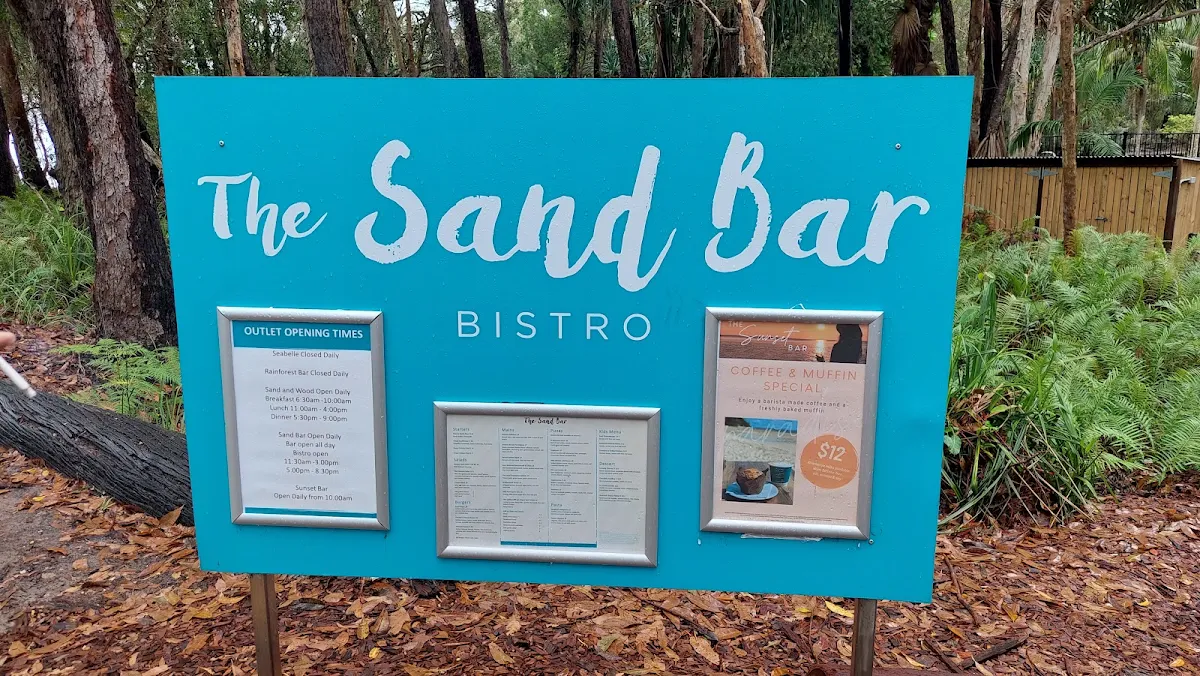 Menu, The Sand Bar & Bistro