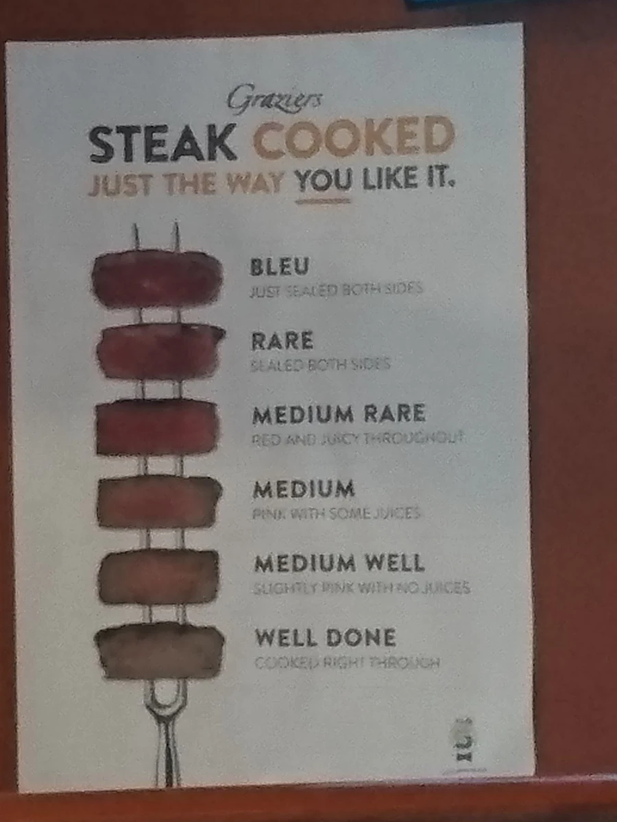 Menu, Cecil Hotel