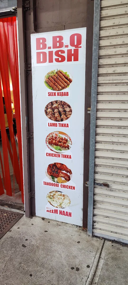 Menu, Sultan's Restaurant