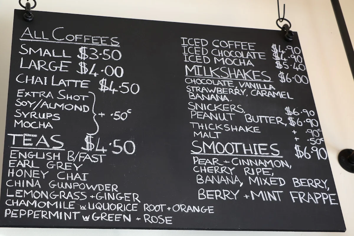 Menu, Hunter's Corner