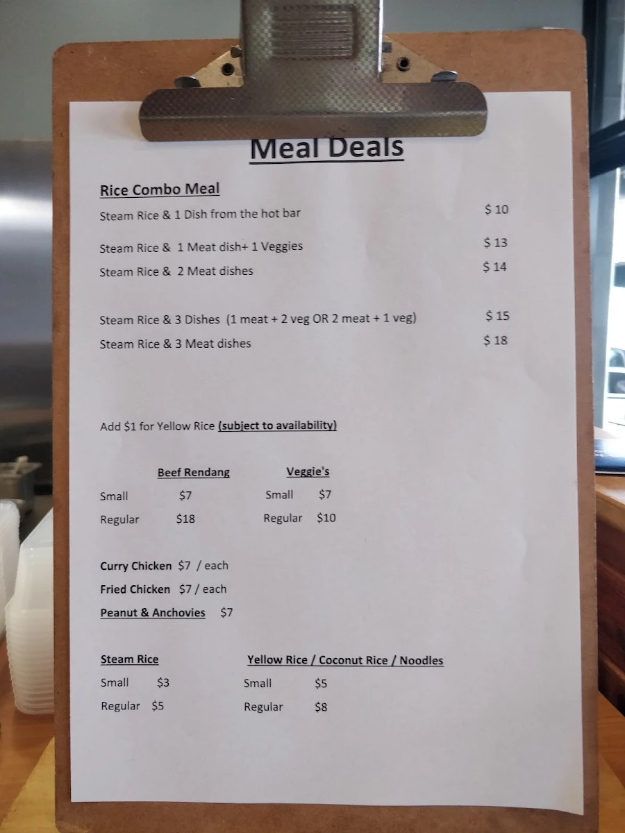 Menu, Indo Sari