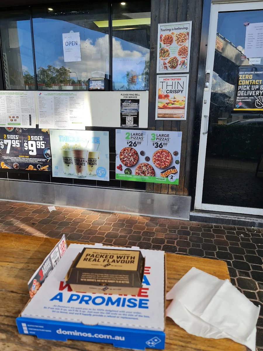 Menu, Domino's Pizza Nelson Bay