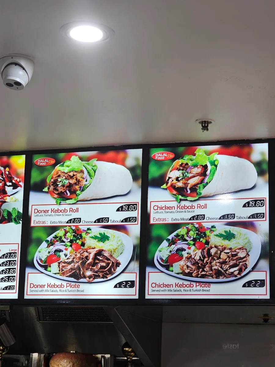 Menu, King Kebab House