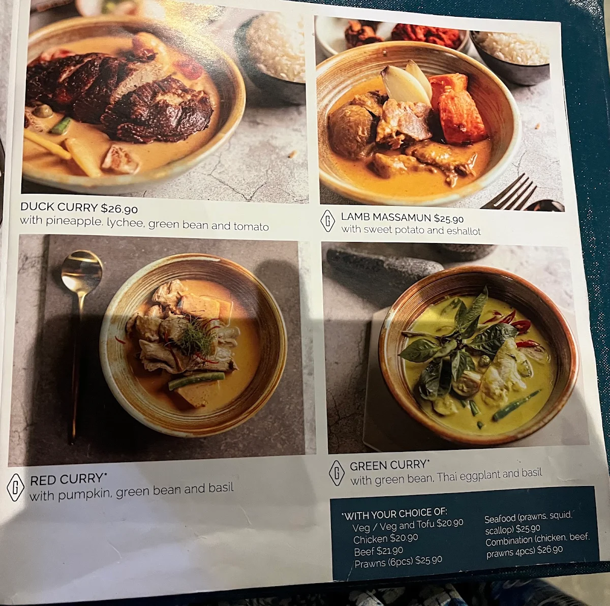 Menu, Ros Niyom Thai Restaurant and Bar (Kirrawee)