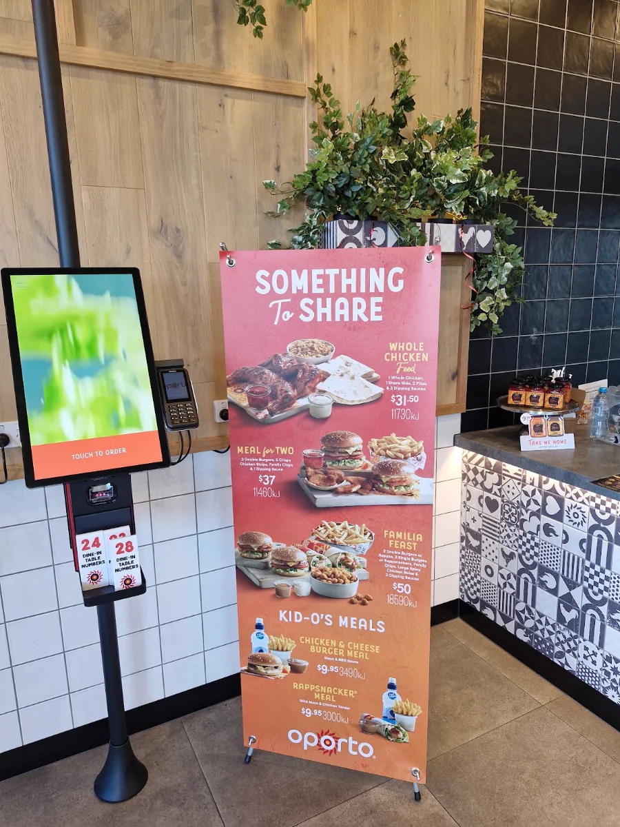 Menu, Oporto Epping Drive Thru