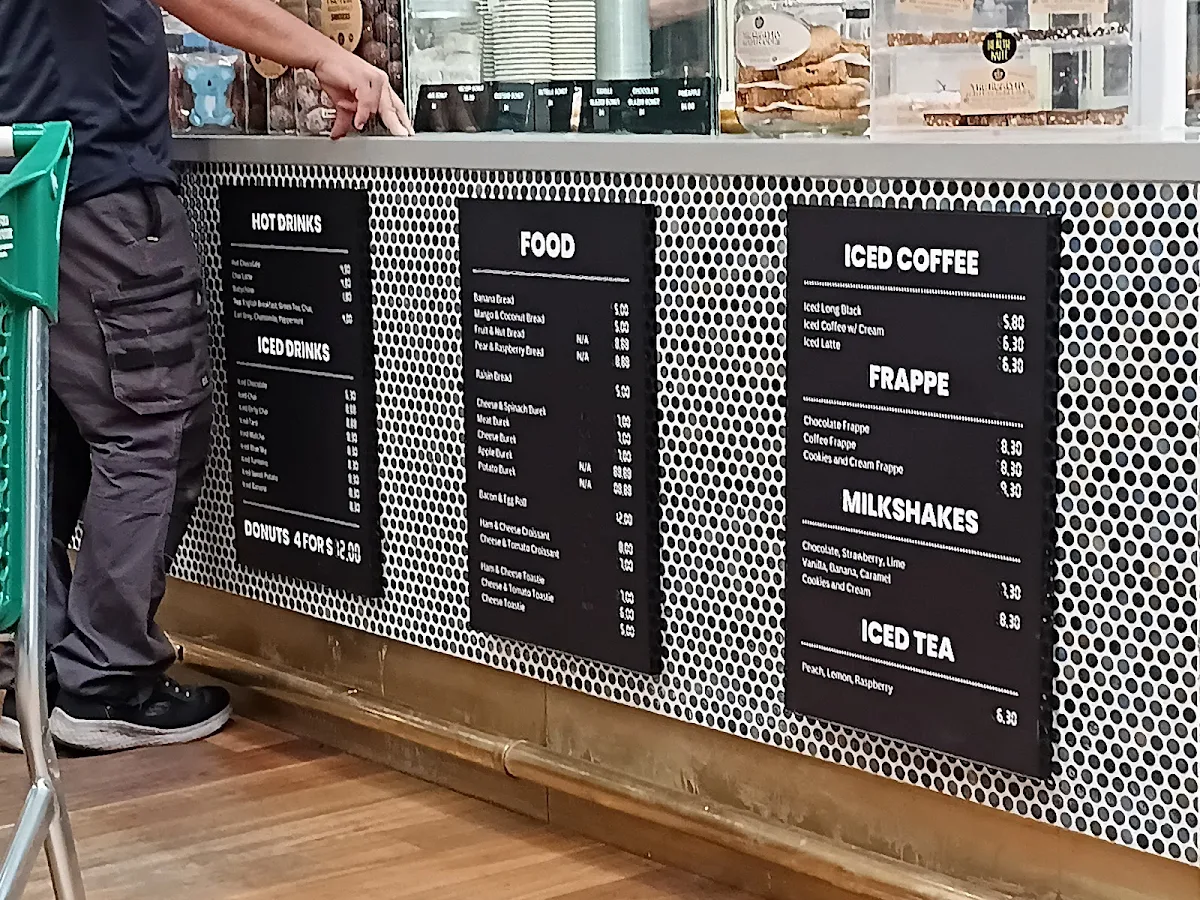Menu, Baked & Co.