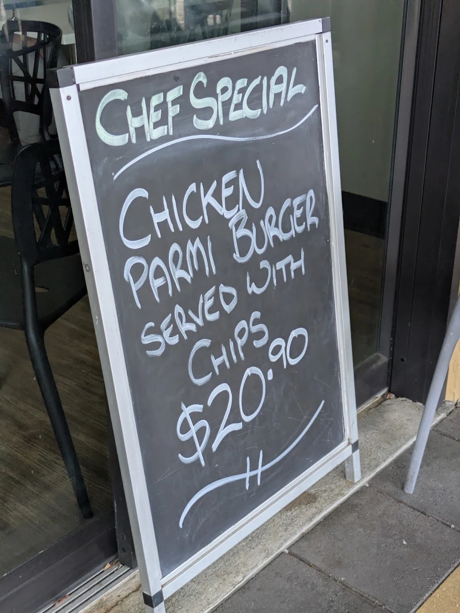 Menu, Cafe 8