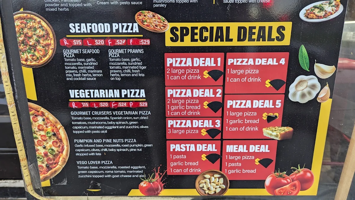 Menu, Binny'z Pizza & Cafe