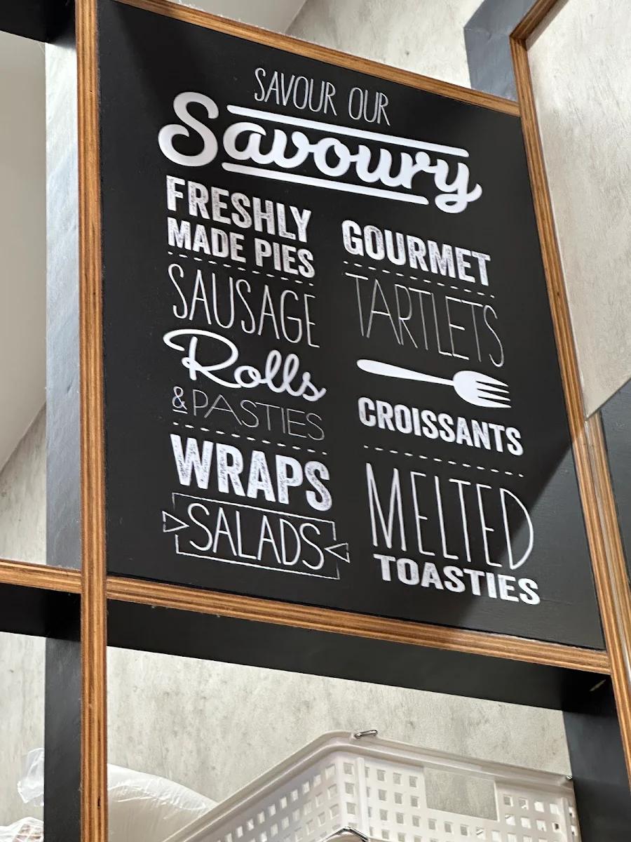 Menu, Muffin Break Adelaide Airport