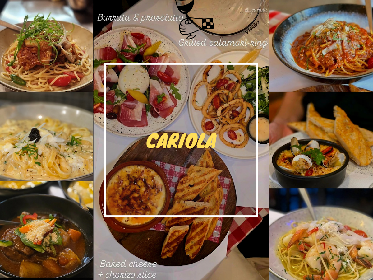 Menu, Cariola