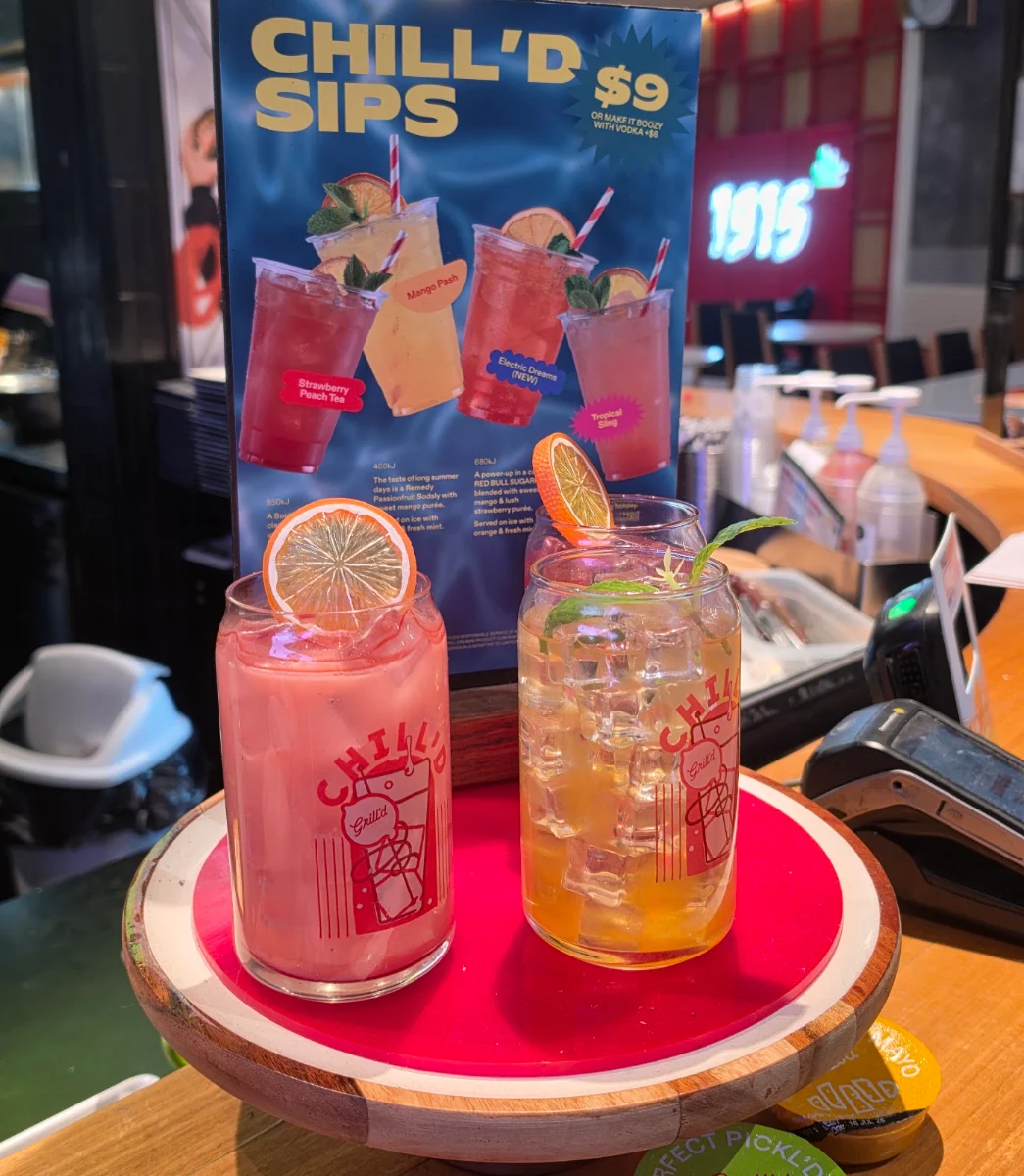 Menu, Grill'd Burgers - Melbourne Emporium
