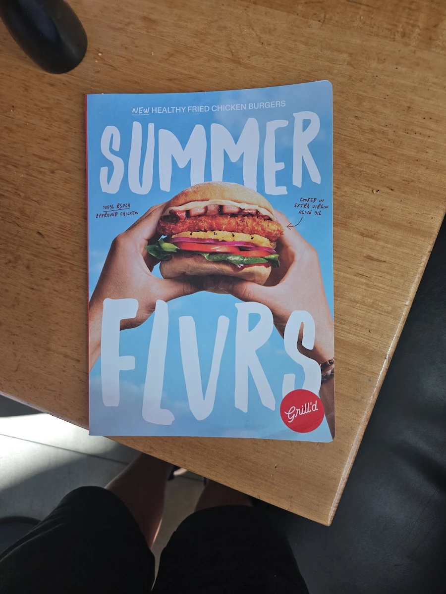 Menu, Grill'd Burgers - Melbourne Emporium