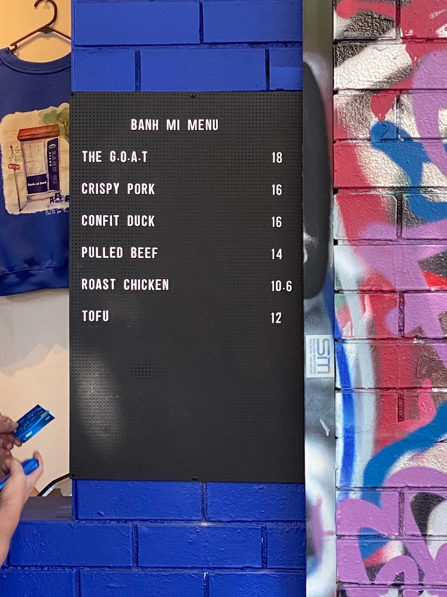 Menu, Banh Mi Ong Hoa