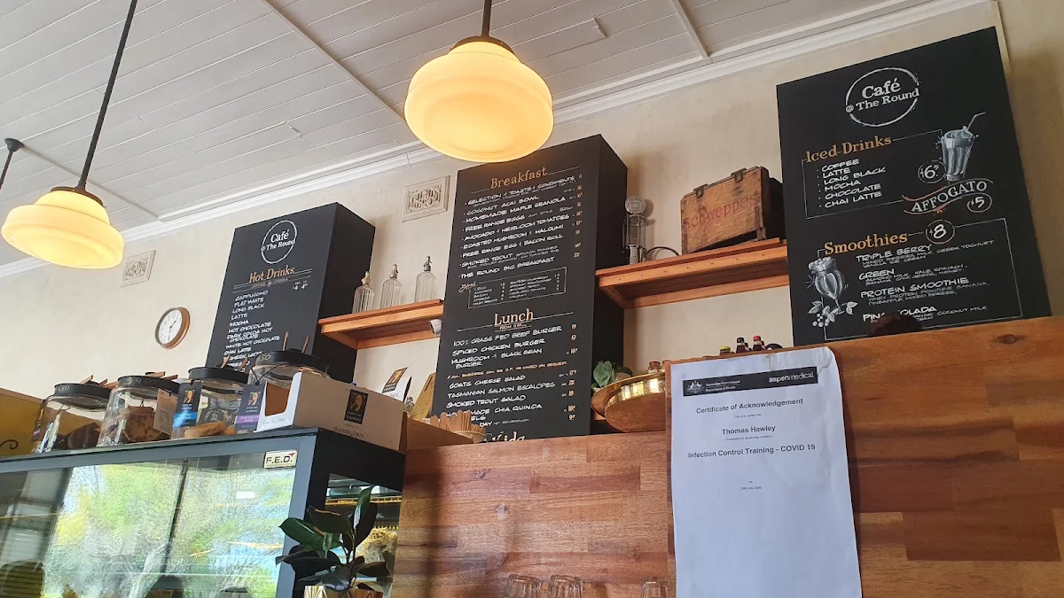 Menu, Cafe @ The Round