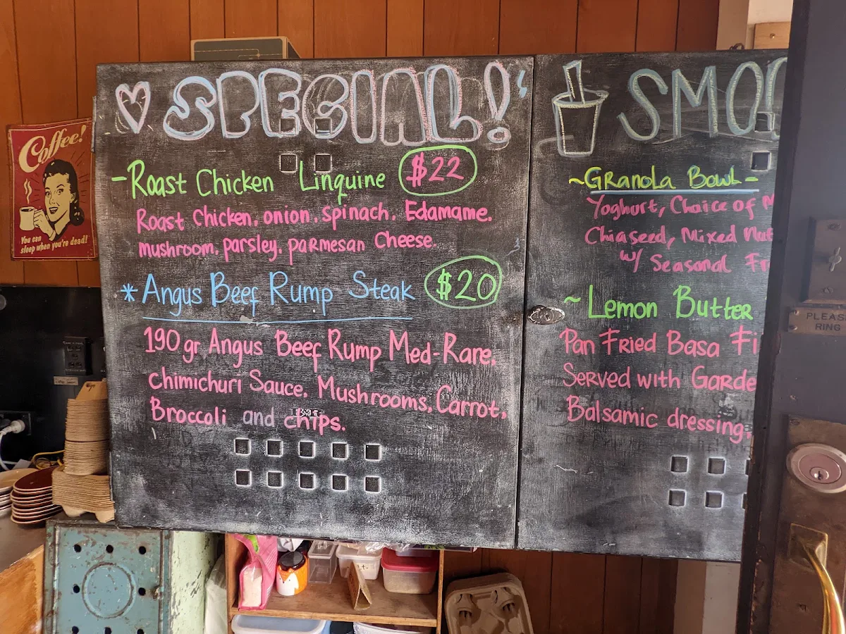 Menu, ELEMENT 6 West Ryde