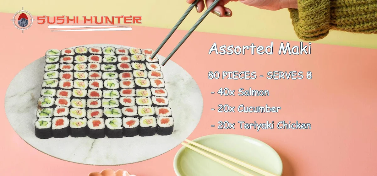 Menu, Sushi Hunter