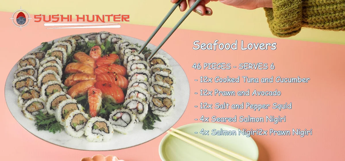 Menu, Sushi Hunter