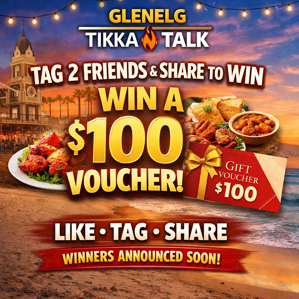 Menu, Glenelg Tikka N Talk