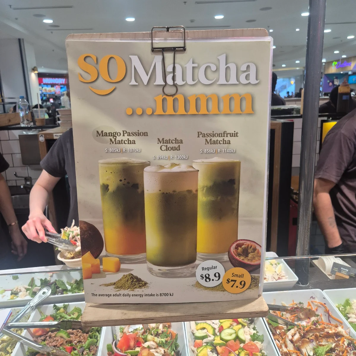 Menu, Soul Origin Macquarie Centre Food Court
